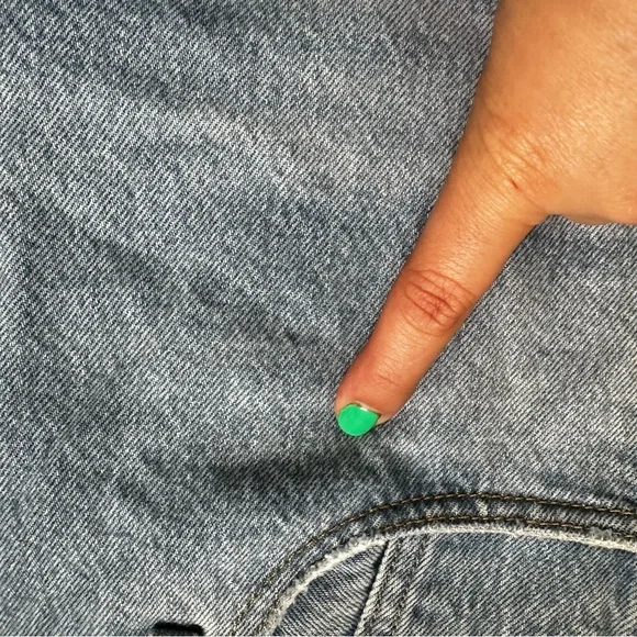 501 Levi’s original high waisted shorts EUC denim shorts size 30 - Picture 4 of 13